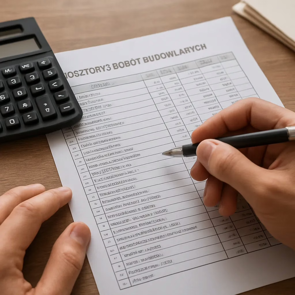 Kosztorys robót budowlanych – jak go czytać?