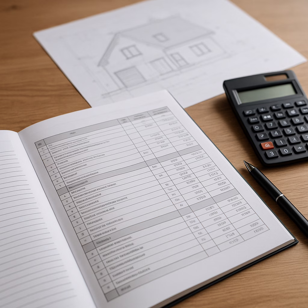 Kosztorys inwestorski przy budowie domu jednorodzinnego – przykład realny