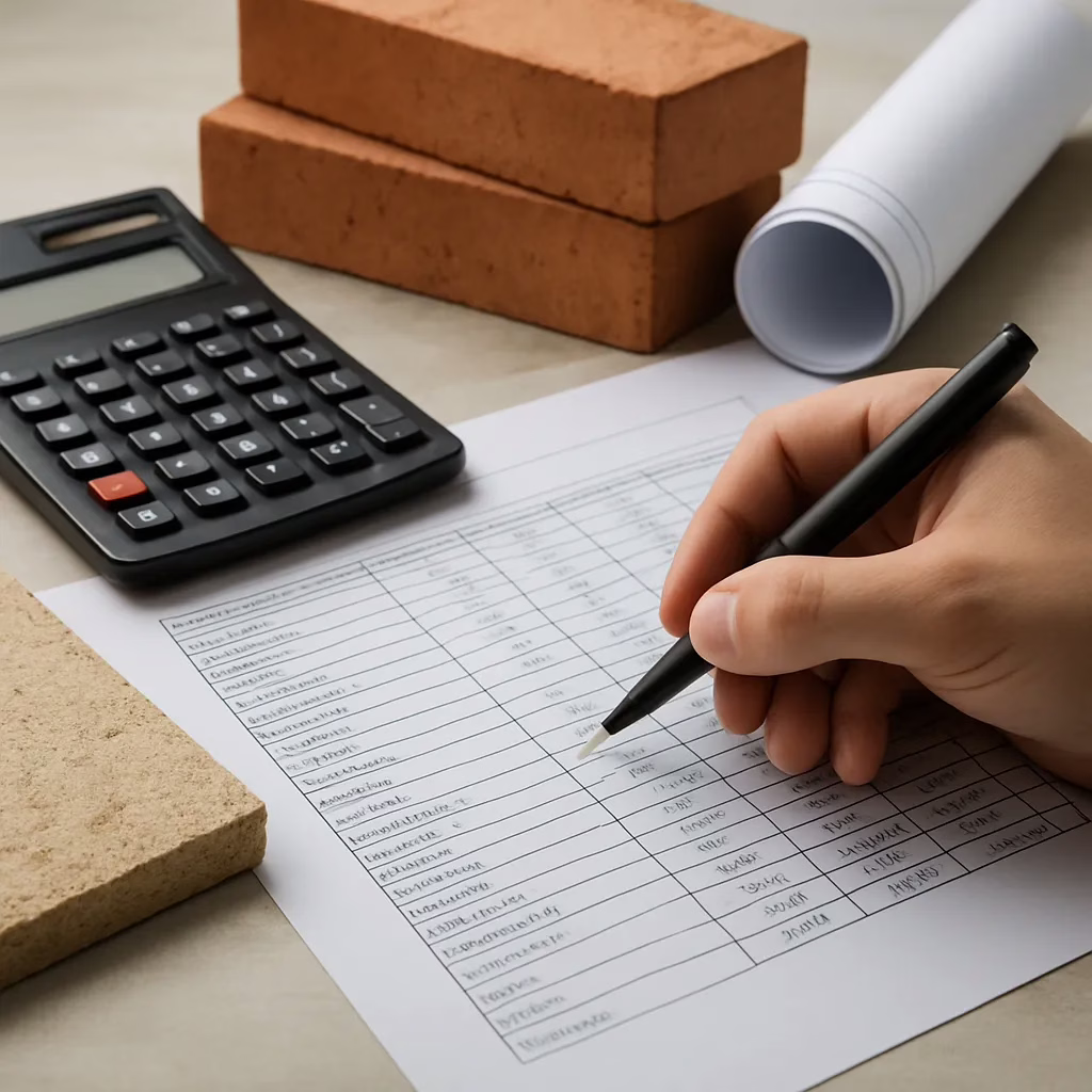 Czym jest nakład materiałowy w kosztorysie?