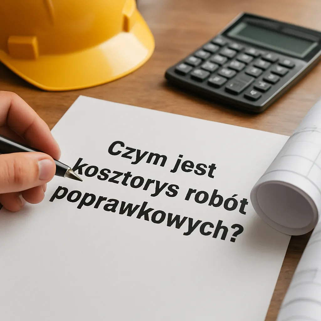 Czym jest kosztorys robót poprawkowych?